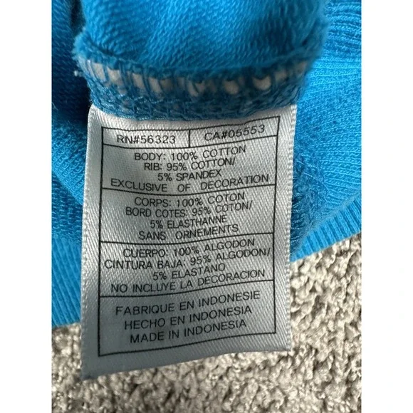 Vintage Nike Sweatshirt‎ Men's Large Retro Logo Pullover Aqua Blue 90s Y2K - Picture 7 of 11